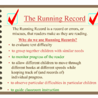 How to Take and Analyze a Running Record