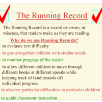 How to Take and Analyze a Running Record PDF
